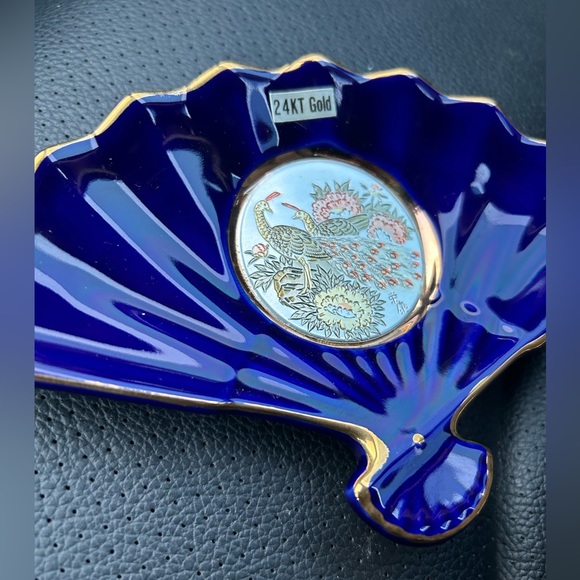 Art of Chokin Plates 24KT Gold Copper Etching Made in Japan Decor Art - Picture 2 of 7